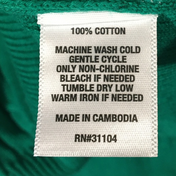 Kim Rogers 100% Cotton Kelly Green Cable Knit Sweater NWT - Picture 6 of 6